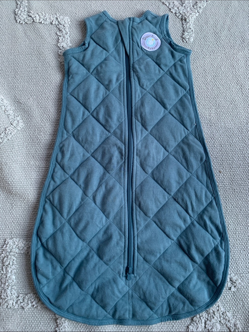 Dreamland Baby Quilted Sleeveless Sleep Sack in Teal Blue